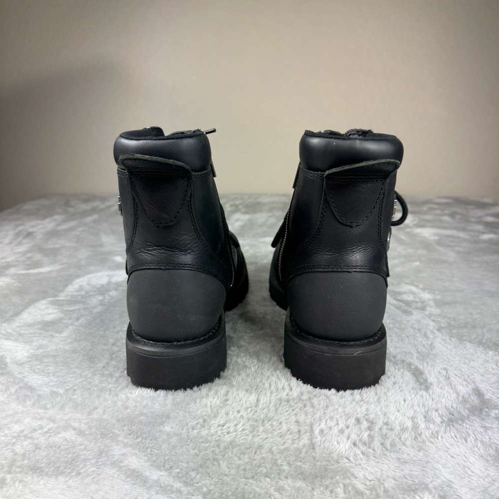 HARLEY DAVIDSON Men's Brake Buckle Flash Sz 11.5 Motorcycle Boots D96272 - Picture 4 of 11